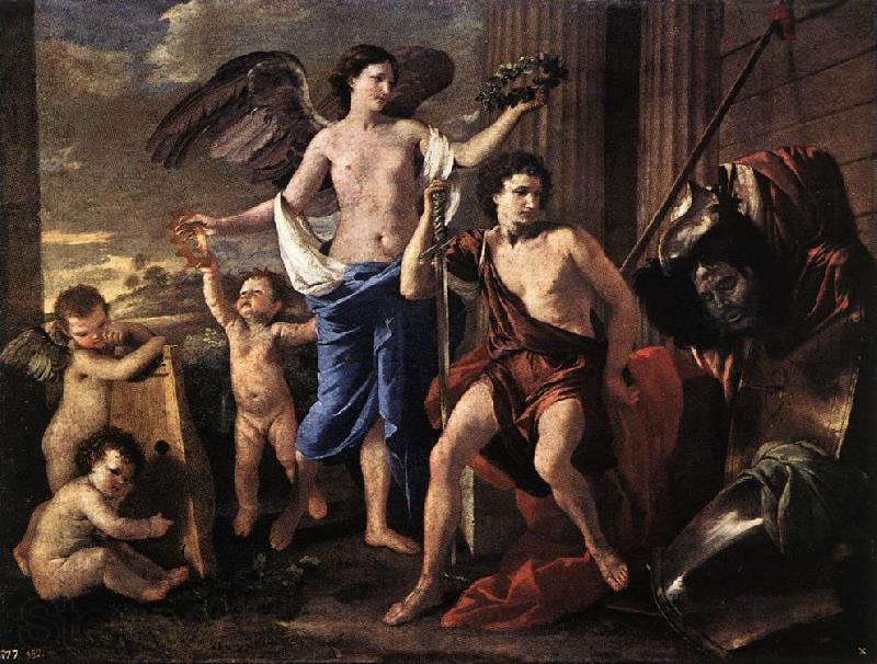 POUSSIN, Nicolas The Victorious David af